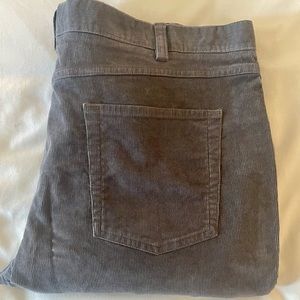 NWT Brooks Brothers Grey Cords / Corduroy Pants. Size 40x30. Gray
